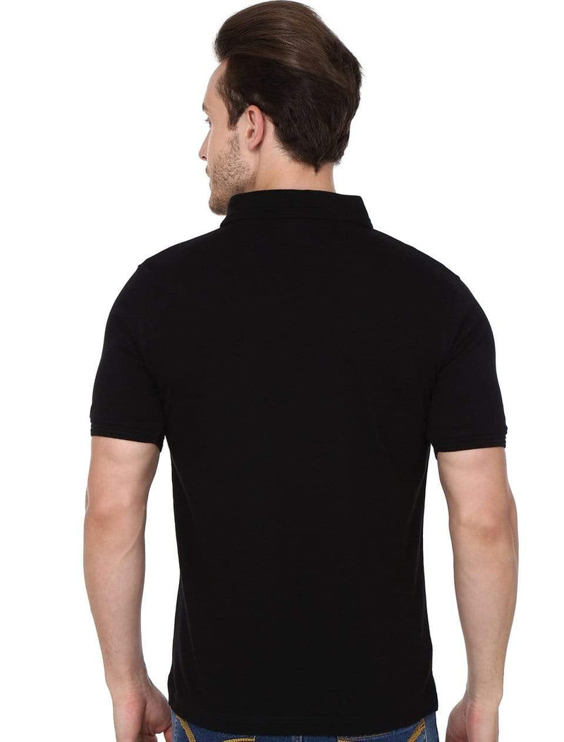 polo Men's Polo T-shirt Black wolfattire