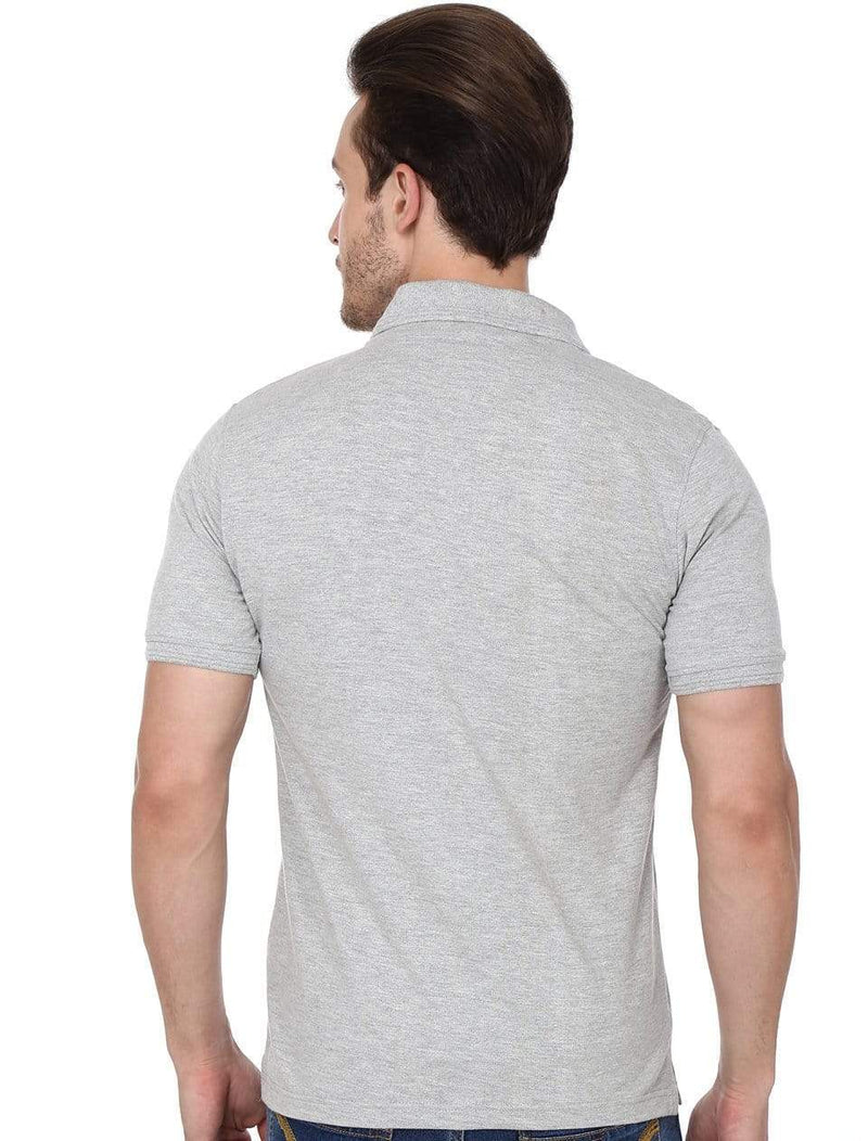 polo Men's Polo T-shirt Grey wolfattire