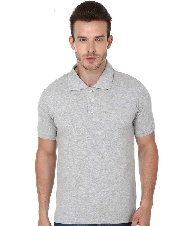 polo Men's Polo T-shirt Grey wolfattire