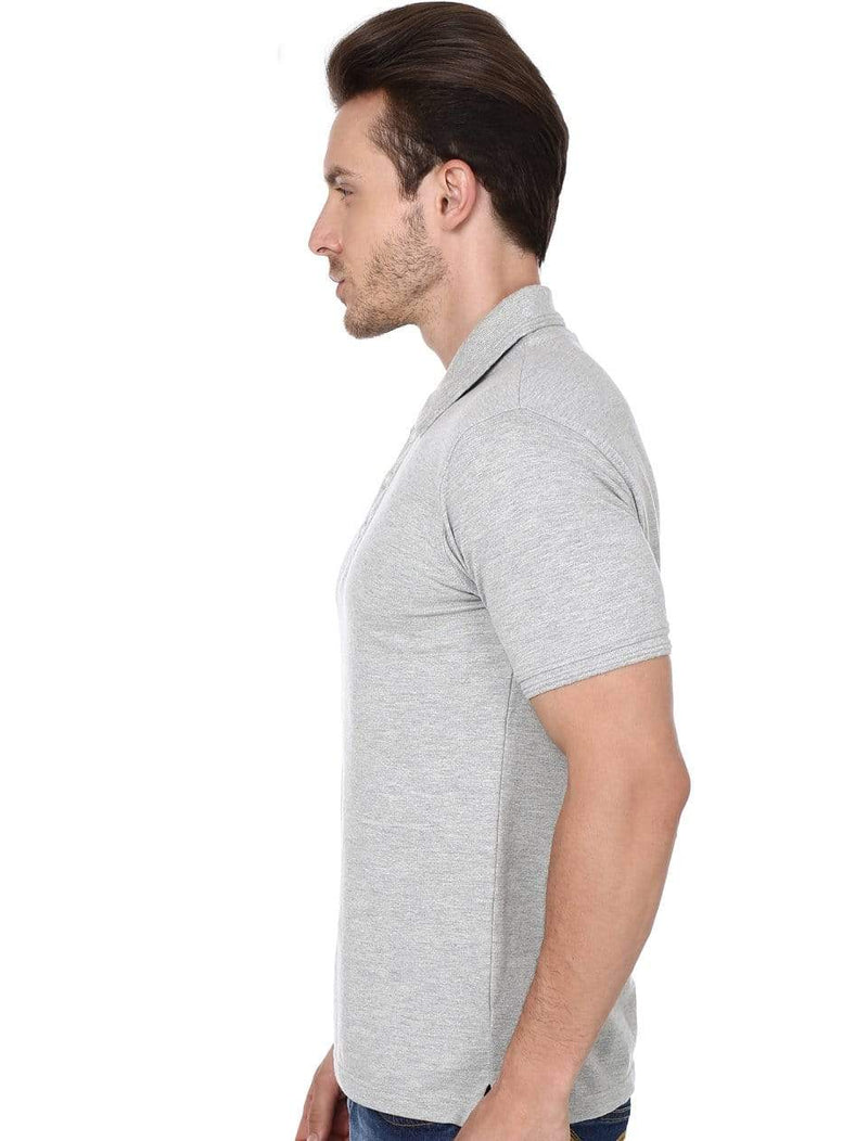 polo Men's Polo T-shirt Grey wolfattire