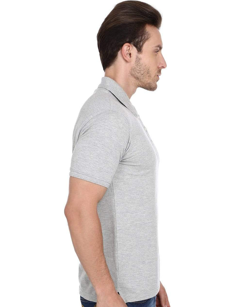 polo Men's Polo T-shirt Grey wolfattire