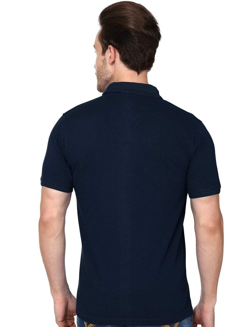 polo Men's Polo T-shirt Navy Blue wolfattire