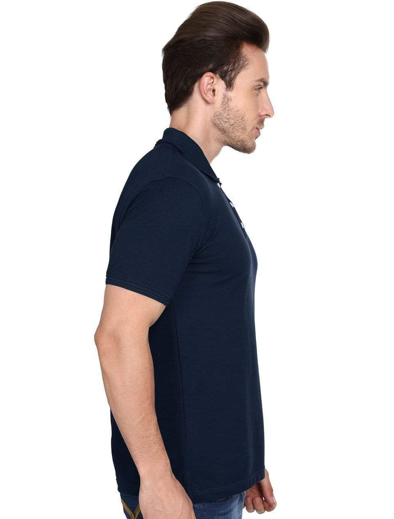 polo Men's Polo T-shirt Navy Blue wolfattire