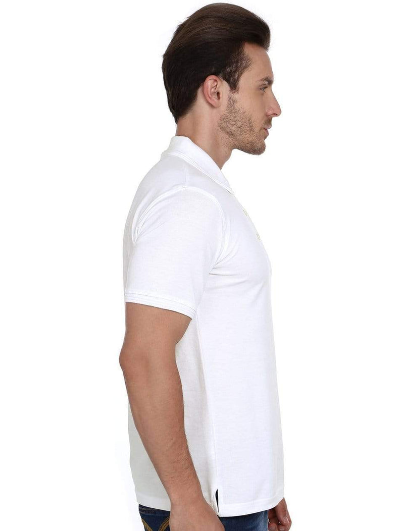 polo Men's Polo T-shirt White wolfattire