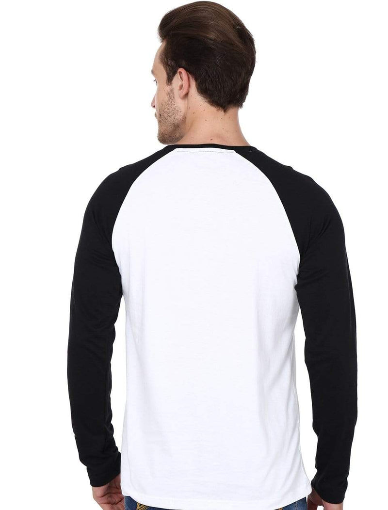 RAGLAN Men's Raglan White and Black wolfattire