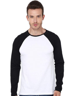 RAGLAN Men's Raglan White and Black wolfattire