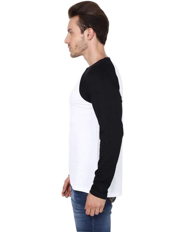 RAGLAN Men's Raglan White and Black wolfattire