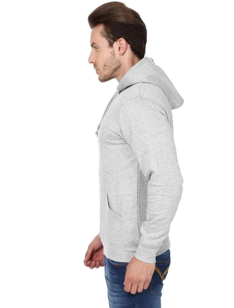 Hooded Sweatshirt Men's Regular Fit Hooded Sweatshirt - Grey wolfattire