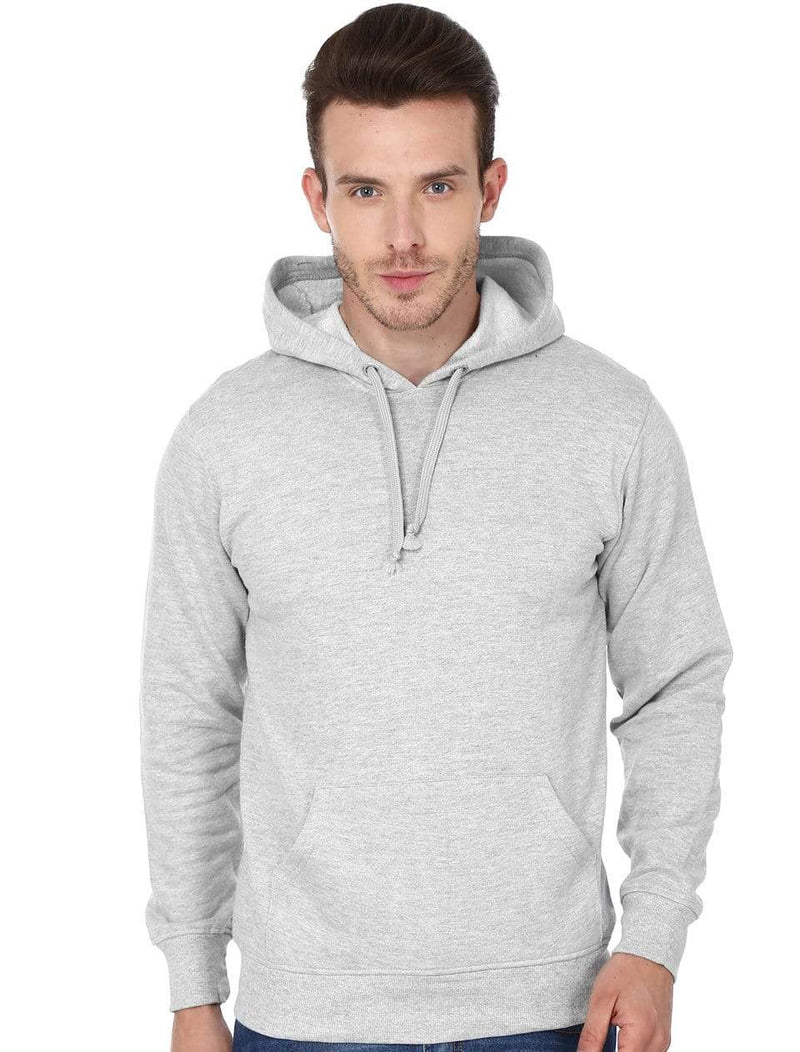 Hooded Sweatshirt Men's Regular Fit Hooded Sweatshirt - Grey wolfattire