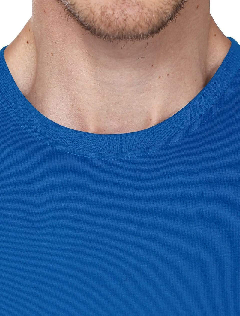 Men's round neck Royal Blue full sleeves t-shirt wolfattire